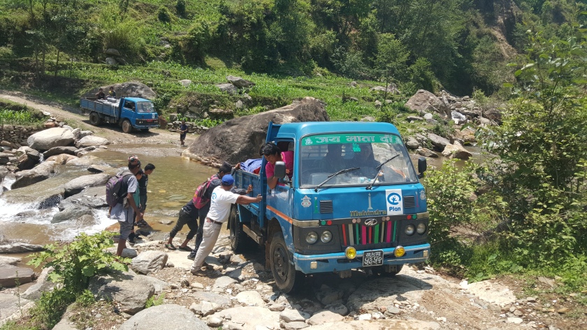 Delivering aid has been challenging because of Nepal's rough roads and mountainous terrain.